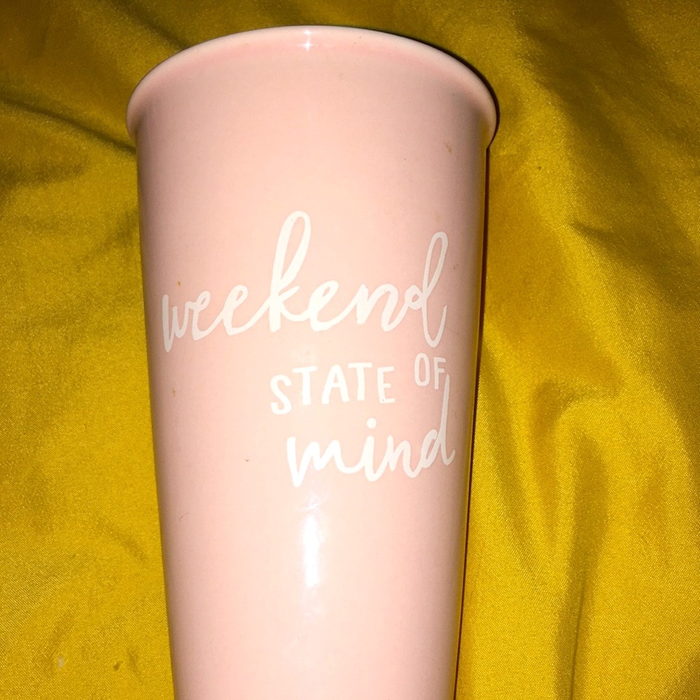 Tall Ceramic Coffee Tumbler